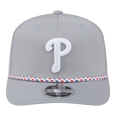 Philadelphia Phillies Sport Rope 9SEVENTY Adjustable Hat - Gray | New Era