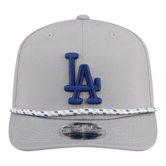 Los Angeles Dodgers Sport Rope 9SEVENTY Adjustable Hat - Gray | New Era