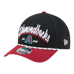 Arizona Diamondbacks Team Loyal 9FORTY M-Crown Adjustable Hat - Black/Red | New Era