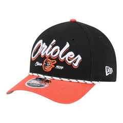 Baltimore Orioles Team Loyal 9FORTY M-Crown Adjustable Hat - Black/Orange | New Era