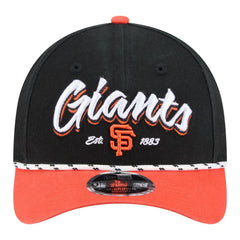 San Francisco Giants Team Loyal 9FORTY M-Crown Adjustable Hat - Black/Orange | New Era