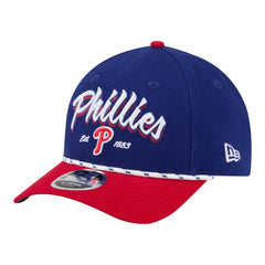 Philadelphia Phillies Team Loyal 9FORTY M-Crown Adjustable Hat - Royal/Red | New Era