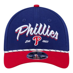 Philadelphia Phillies Team Loyal 9FORTY M-Crown Adjustable Hat - Royal/Red | New Era
