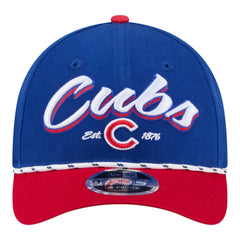 Chicago Cubs Team Loyal 9FORTY M-Crown Adjustable Hat - Royal/Red | New Era