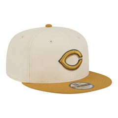 Cincinnati Reds 2-Tone Color Pack 9FIFTY Snapback Hat - Light Beige/Khaki | New Era