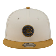 Chicago Cubs 2-Tone Color Pack 9FIFTY Snapback Hat - Light Beige/Khaki | New Era