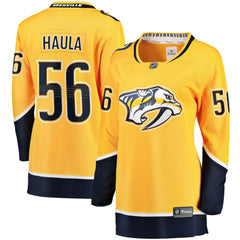 Erik Haula Nashville Predators Fanatics Women's Home Breakaway Player Jersey