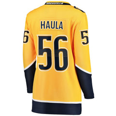 Erik Haula Nashville Predators Fanatics Women's Home Breakaway Player Jersey