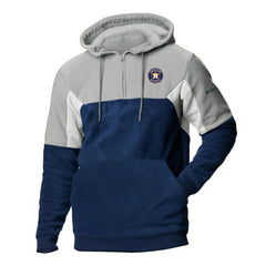 Houston Astros Men's Lodge Fleece Quarter-Zip Hoodie - Navy | Columbia