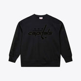 Washington Capitals Mitchell & Ness Phantom Fleece Crew Neck Sweatshirt