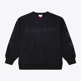 St. Louis Blues Mitchell & Ness Phantom Fleece Crew Neck Sweatshirt