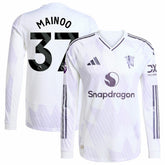 Kobbie Mainoo Manchester United 2025/26 Away Long Sleeve Player Jersey / Soccer On sale