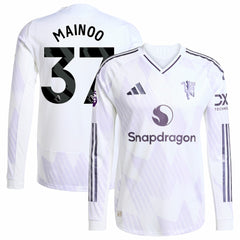 Kobbie Mainoo Manchester United 2025/26 Away Long Sleeve Player Jersey / Soccer On sale