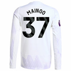 Kobbie Mainoo Manchester United 2025/26 Away Long Sleeve Player Jersey / Soccer On sale