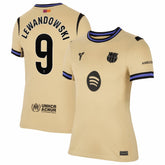 Robert Lewandowski Barcelona Women's 2025/26 Away Stadium Replica Jersey / Soccer On sale