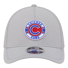 Chicago Cubs Patch 39THIRTY A-Frame M-Crown Perforated Flex Hat - Gray | New Era
