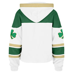Chicago Blackhawks '47 Women's McLucky Cropped Lacer Hoodie