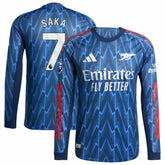 Bukayo Saka Arsenal 2025/26 Away Long Sleeve Player Jersey / Soccer On sale