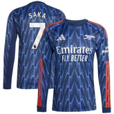 Bukayo Saka Arsenal 2025/26 Away Replica Long Sleeve Player Jersey / Soccer For sale