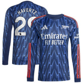 Kai Havertz Arsenal 2025/26 Away Replica Long Sleeve Player Jersey / Soccer On sale