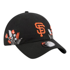 San Francisco Giants Women's Wildflower Casual Classic Adjustable Hat - Black | New Era
