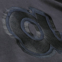 Atlanta Braves Phantom Fleece Crewneck Sweatshirt - Black | Mitchell & Ness