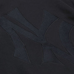 New York Yankees Phantom Fleece Crewneck Sweatshirt - Black | Mitchell & Ness