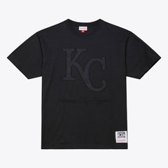 Kansas City Royals Cooperstown Collection Phantom T-Shirt - Black | Mitchell & Ness