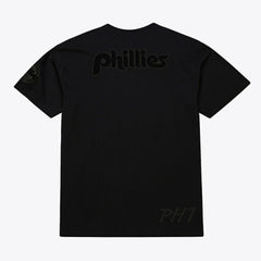 Philadelphia Phillies Cooperstown Collection Phantom T-Shirt - Black | Mitchell & Ness