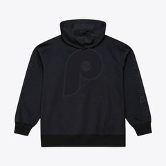 Philadelphia Phillies Phantom Fleece Hoodie - Black | Mitchell & Ness