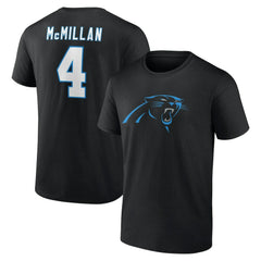 NFL Carolina Panthers Tetairoa McMillan Icon Name & Number T-Shirt