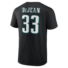 NFL Philadelphia Eagles Cooper DeJean Icon Name & Number T-Shirt