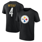 NFL Pittsburgh Steelers DK Metcalf Icon Name & Number T-Shirt