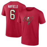 NFL Tampa Bay Buccaneers Baker Mayfield Icon Name & Number T-Shirt