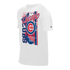Chicago Cubs Big Graphic Domestic T-Shirt - White | New Era