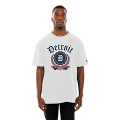 Detroit Tigers Fleur Domestic T-Shirt - White | New Era