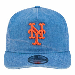 New York Mets Throwback Denim Classic 19TWENTY Adjustable Hat - Royal | New Era