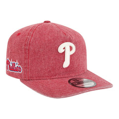 Philadelphia Phillies Denim Classic 19TWENTY Adjustable Hat - Red | New Era