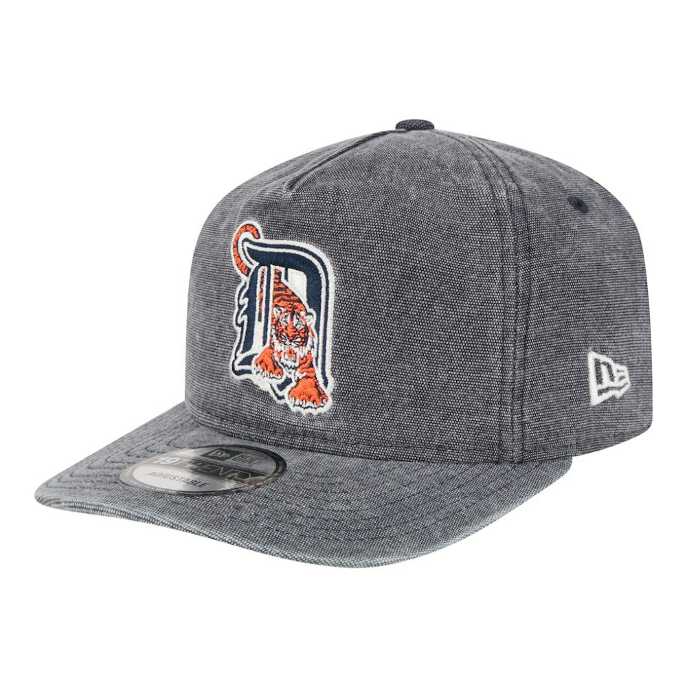 Detroit Tigers Throwback Denim Classic 19TWENTY Adjustable Hat - Heather Gray | New Era