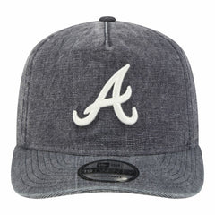 Atlanta Braves Denim Classic 19TWENTY Adjustable Hat - Navy Heather | New Era