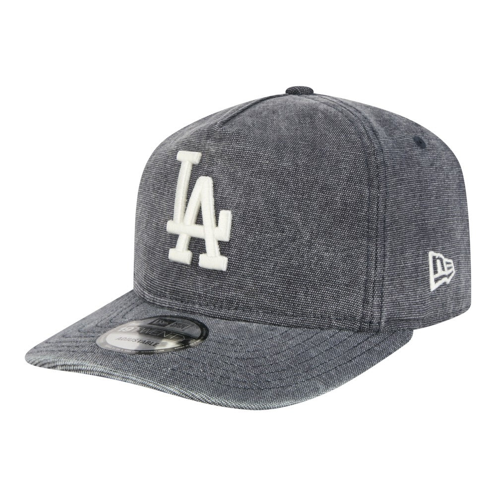 Los Angeles Dodgers Denim Classic 19TWENTY Adjustable Hat - Navy Heather | New Era