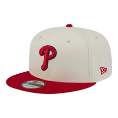 Philadelphia Phillies Localized 9FIFTY Snapback Hat - Cream/Red | New Era