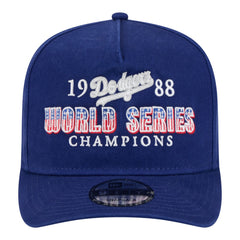 Los Angeles Dodgers 1988 World Series Champions Throwback 9FIFTY A-Frame Snapback Hat - Royal | New Era