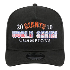 San Francisco Giants 2010 World Series Champions Historic 9FIFTY A-Frame Snapback Hat - Black | New Era
