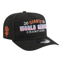 San Francisco Giants 2010 World Series Champions Historic 9FIFTY A-Frame Snapback Hat - Black | New Era