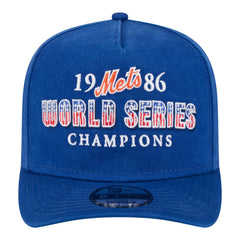 New York Mets 1986 World Series Champions Throwback 9FIFTY A-Frame Snapback Hat - Royal | New Era