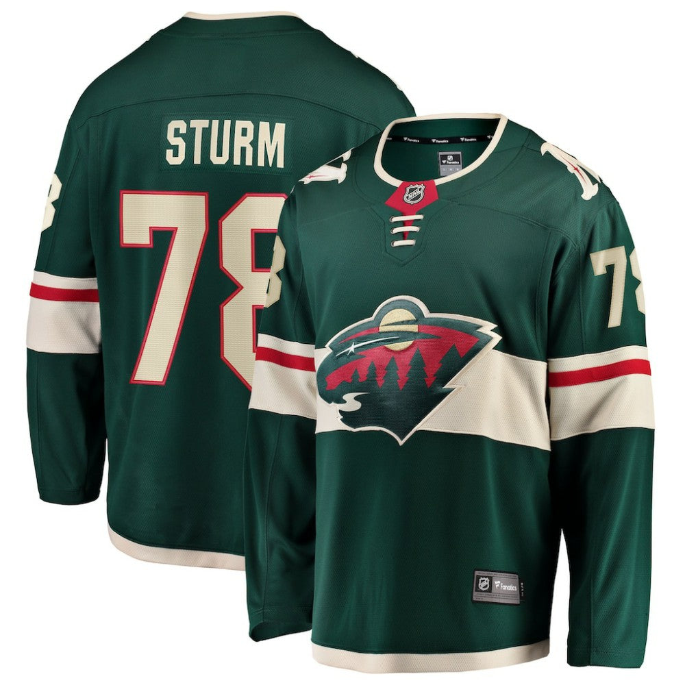 Nico Sturm Minnesota Wild Fanatics Home Breakaway Jersey