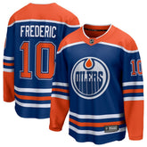 Trent Frederic Edmonton Oilers Fanatics Home Breakaway Jersey