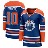 Trent Frederic Edmonton Oilers Fanatics Women's Home Breakaway Jersey