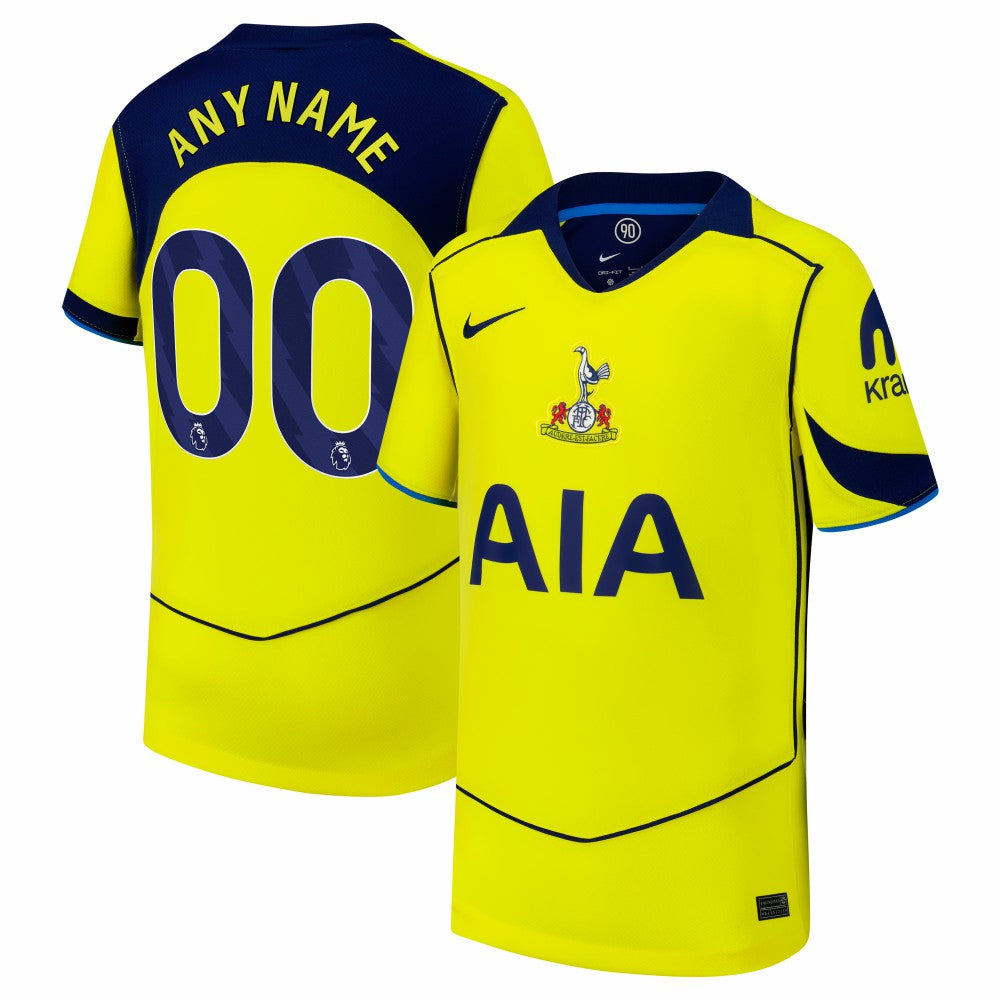 Tottenham Hotspur Youth 2025/26 Third Replica Custom Jersey / Soccer Discount